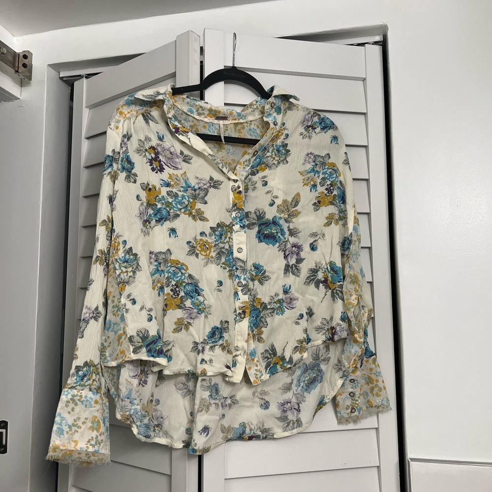 Free people button down shirt